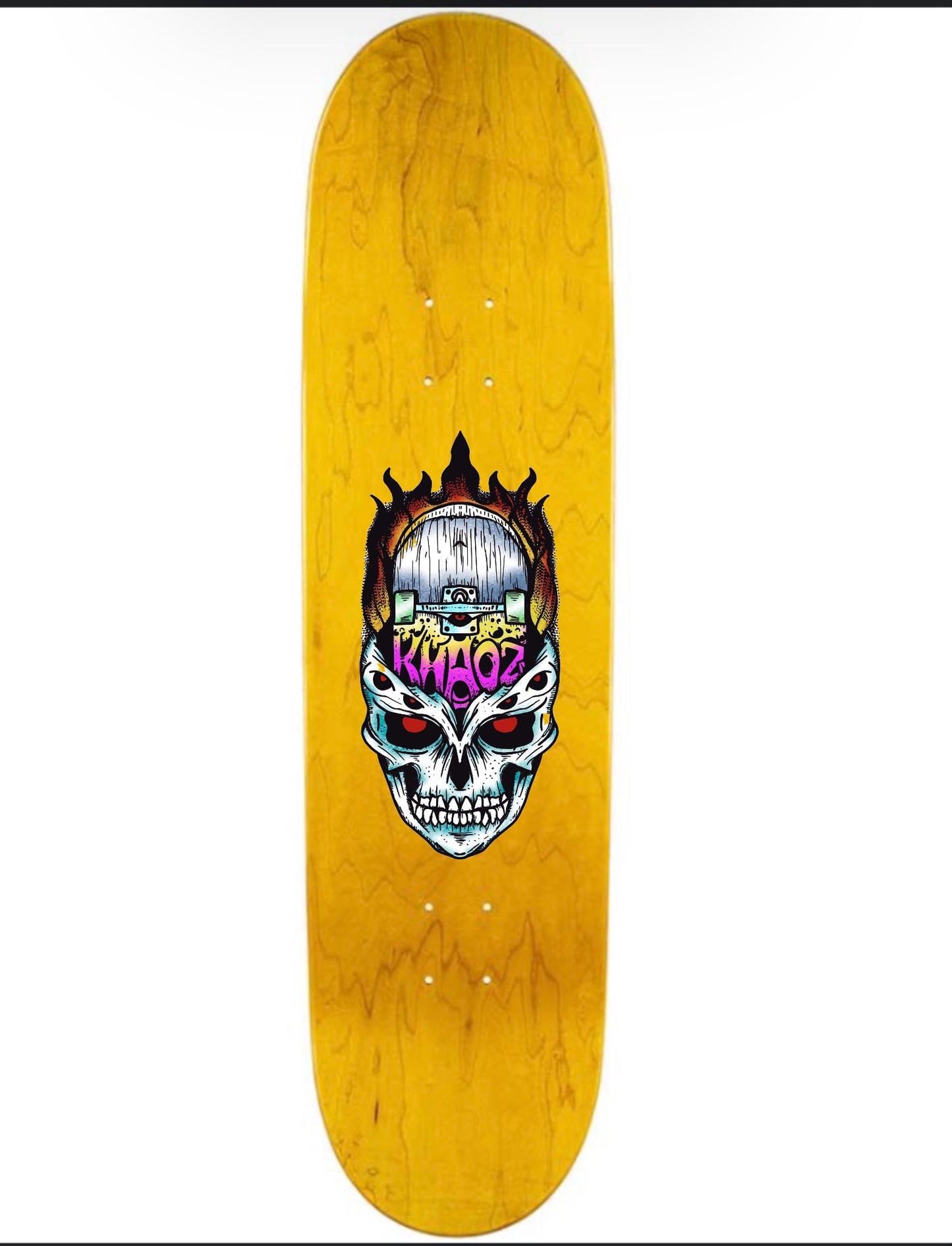 Khaoz Skateboards Logo deck