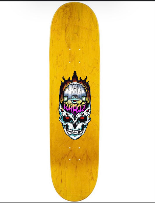 Khaoz Skateboards Logo deck