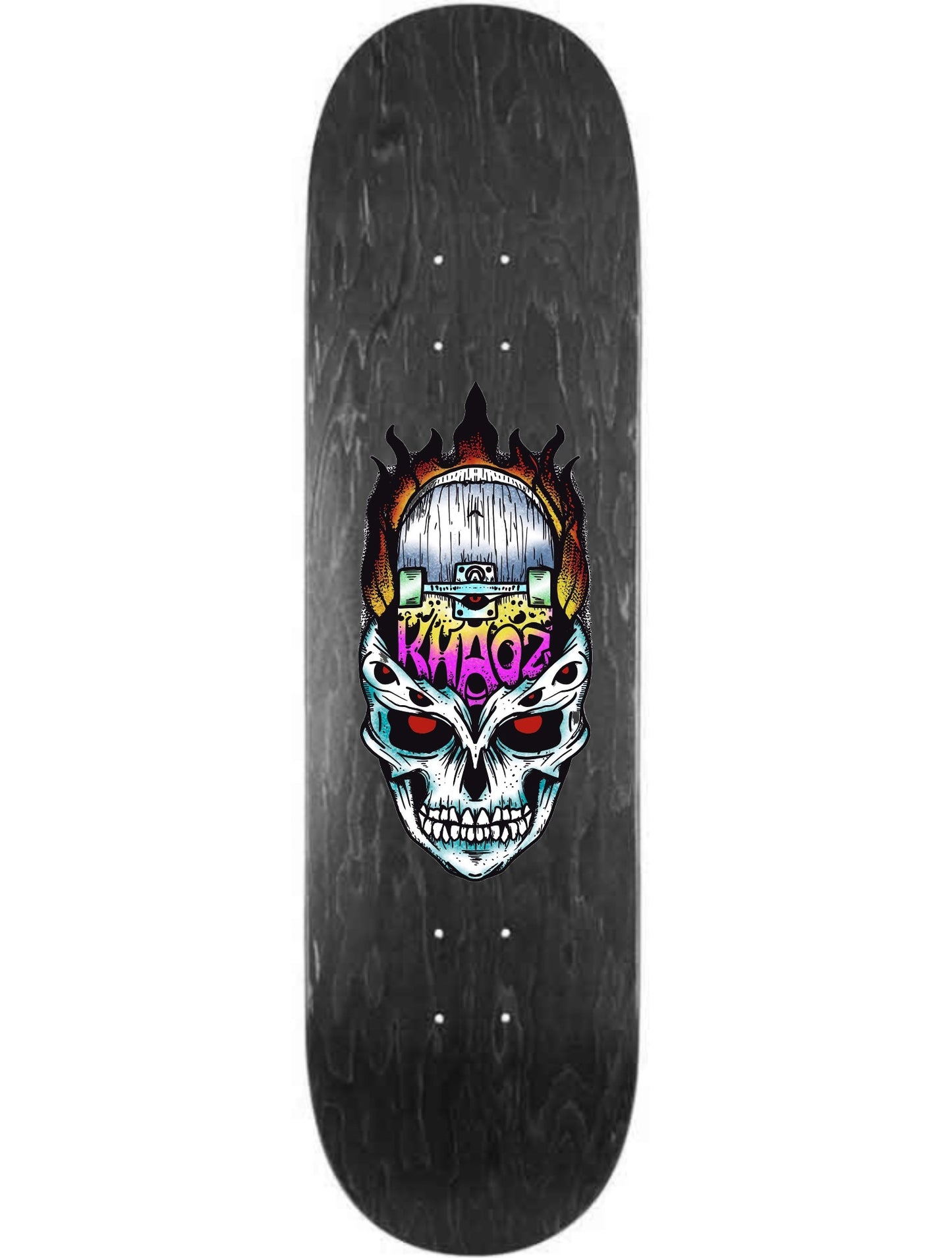 Khaoz Skateboards Logo deck
