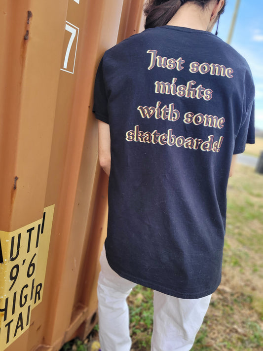 Khaoz skateboards "Just some misfits" tee