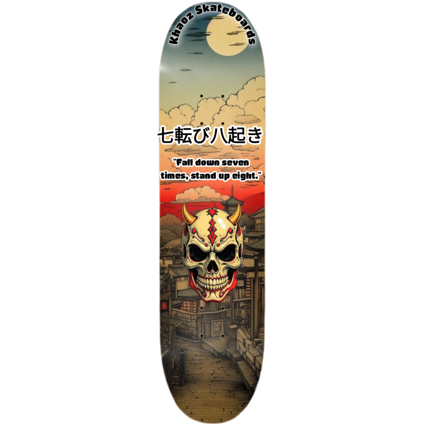 Khaoz skateboards "old wisdom" deck