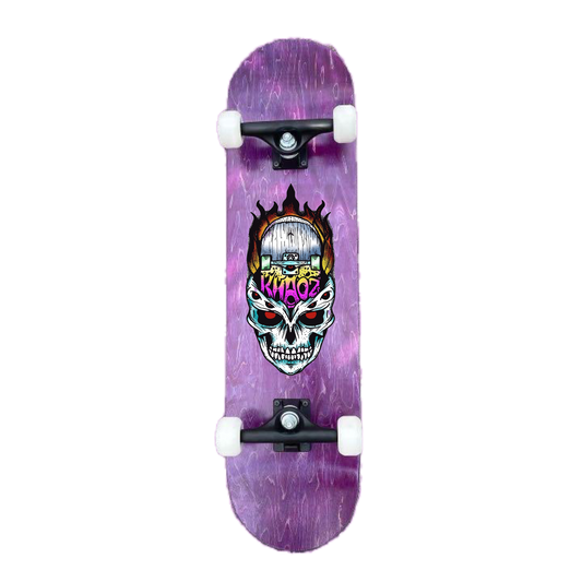 Khaoz Skateboards Logo complete