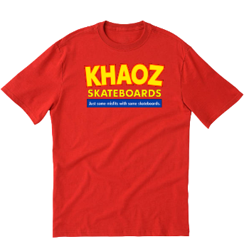 Khaoz Skateboards "Good times" tee